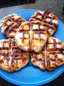 Cinnamon Roll Waffles